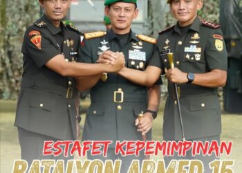 Pangdam II/Sriwijaya Pimpin Upacara Sertijab Danyonarmed 15/Cailendra di OKU Timur