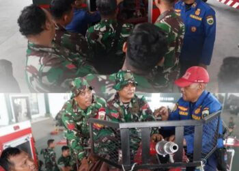 Pangdam II/Swj Tutup Bimtek Driver dan Operator Mobil Damkar di Yon Arhanud 12/SBP