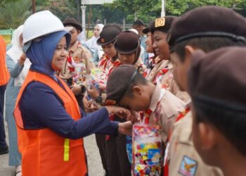 Ketua Pengurus Pusat Yayasan Hang Tuah Tinjau Satdik-Satdik Belawan