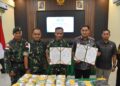 Satgas Pamtas Yonarhanud 1/PBC/1 Kostrad Kembali Ukir Prestasi, Gagalkan Penyelundupan 21,4 Kg Sabu dan Amankan WNA di Entikong
