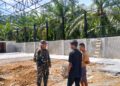 Babinsa Tinjau Progres Pembangunan Gerai KDKMP di Babahrot