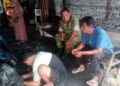 Pererat Kedekatan, Babinsa Komsos dengan Komponen Warga di Babahrot