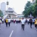 Panglima TNI Hadiri Olahraga Bersama Hari Bhayangkara ke-80, Perkuat Soliditas TNI-Polri
