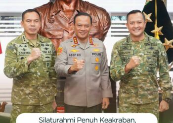 Kunjungi Markas Kopassus, Kapolda Metro Jaya dan Pangdam Jaya Pererat Sinergi Untuk Menjaga Keutuhan NKRI