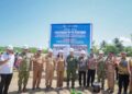 Peletakan Batu Pertama Relokasi Permukiman Nelayan, Peran Aktif TNI Percepat Pembangunan di Maluku Utara