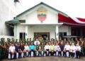 Dandim 0201/Medan Bersama Ketua Persit KCK Cabang XI Kunjungi Koramil 0201-10/MM