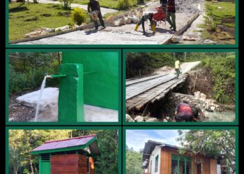 9 Hari TMMD Ke-129 di Kampung Sesor, Pembangunan Melaju Pesat, Semangat Gotong Royong Kian Menguat