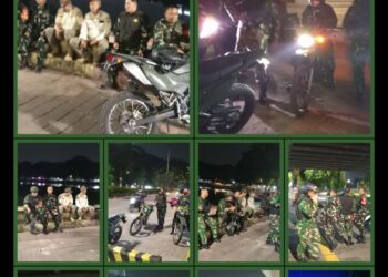 Menyusuri Kegelapan Malam,Satgas Begal Kodim 0502/JU Patroli Perkuat Keamanan Wilayah
