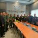 Wujud Sinergitas, Kodim 0308/Padang Pariaman Berikan Kejutan Nasi Tumpeng di Hari Bhayangkara ke-80 Polres Padang Pariaman
