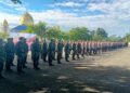 Kodim 0308/Padang Pariaman Hadiri Upacara Peringatan Hari Bhayangkara ke-80 di Kantor Bupati Padang Pariaman