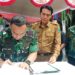 DANDIM 0415/JAMBI DAMPINGI BUPATI BATANG HARI RESMIKAN JEMBATAN BAILEY, WUJUD NYATA TNI HADIR UNTUK RAKYAT