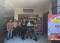 Perkuat sinergitas tni–polri, yonkes 2 kostrad serahkan tumpeng pada peringatan hut ke-80 bhayangkara