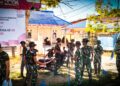 Peduli Lingkungan, Kodaeral XI Turun Langsung dalam Karya Bakti dan Jumat Bersih Bersama Korem 174/ATW