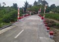 Kodim 0205/TK Rampungkan Pembangunan Jembatan Beton di Desa Tanjung Beringin