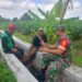 Serap Aspirasi Petani, Sertu Yudhi Rimba Gelar Komsos Ketahanan Pangan Bersama Poktan Kembang Kuning
