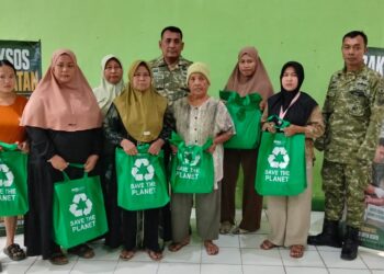 Tingkatkan Kepedulian Masyarakat, Koramil 01/Teluknaga Gelar Baksos Kesehatan Gratis