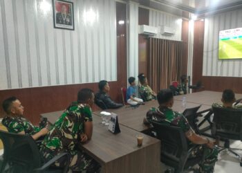 Nobar Gembira Piala Dunia 2026: Kodim 0510/Tigaraksa Perkuat Kemanunggalan TNI Bersama Masyarakat