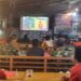 Semarak Bola Gembira, Koramil 09/NL Nobar Spanyol vs Belgia Bareng Warga di Warkop Susan