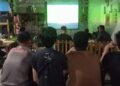 Usai Domino Gembira, Warga Senayang Langsung Nobar Laga Prancis vs Spanyol Yang Diwadahi Koramil 06/Senayang