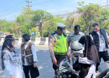 Satlantas Polres Tebing Tinggi Sosialisasikan Kepatuhan Pajak Kendaraan Bermotor Dalam Operasi Gabungan