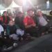 Bersama Ratusan Masyarakat ,Dandim 0201/Medan Nobar Bola Gembira ” Prancis -Inggris” di Kebun Bunga