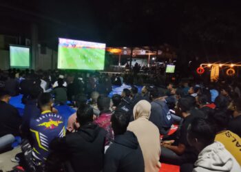 Dramatis Hingga Extra Time, Prajurit Kodaeral IX Nobar Babak Final Piala Dunia 2026