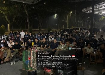 Koramil 14/Panongan Hadir di Tengah Masyarakat, Nobar Final Piala Dunia 2026 Berlangsung Aman dan Penuh Kebersamaan