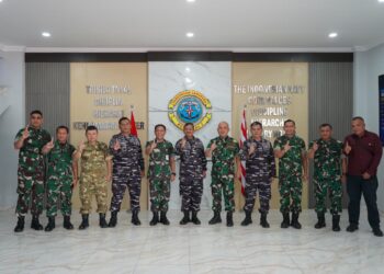 MENJALIN SINERGI, MENJAGA INTEGRITAS: KODAERAL I TERIMA TIM WASRIK ITJEN TNI