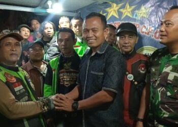Kodim 0510/Tigaraksa Peduli Ojol, Resmikan Basecamp Ojol C-Pot di Bojong Nangka