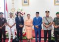 Komandan Sathantai Kodaeral IX Hadiri Pelantikan Sekretaris Daerah Kota Ambon