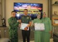 Danbrigif 3 Kostrad Pimpin Tradisi Penerimaan dan Pelepasan Perwira
