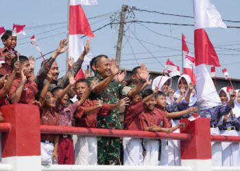 Danrem 052/Wijayakrama Resmikan Jembatan Aramco Garuda Merah Putih, Perkuat Konektivitas dan Perekonomian Masyarakat Kosambi