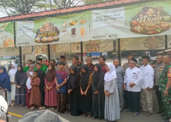 Wadanramil 01/Tgr Hadiri Santunan Yatim Piatu di Perumahan Grand Village