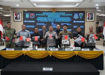 TNI–POLRI BERHASIL UNGKAP KASUS PEMBUNUHAN PRAJURIT TNI AD, TUJUH TERSANGKA DIAMANKAN