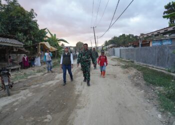 Danrem 064/MY Melaksanakan Pengawasan Progres Karya Bakti TNI Jelang Peresmian Jalan di Cimanggu