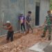 Pastikan Tepat Sasaran dan Berkualitas, Babinsa Monitoring Progres Pembangunan Gedung Makan Bergizi Gratis