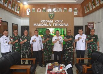 Pangdam XXIV/MT Terima Audiensi Kedeputian Geostrategi DPN, Perkuat Sinergi Dukung Pembangunan Strategis di Papua Selatan