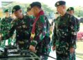 Pangdivif 3 Kostrad Tinjau Kesiapan Alutsista dan Panen Raya di Yonarhanud 16 Kostrad