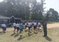 Babinsa Koramil 03/Parongil Dampingi Seleksi Paskibra Tingkat Kecamatan Silima Pungga-Pungga