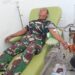 Demi Kemanusiaan, Babinsa Koramil 03/Sungai Sarik Donorkan Darah Untuk Warga Yang Membutuhkan