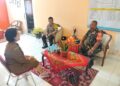 Sambangi Sekolah, Babinsa dan Bhabinkamtibmas Kepada Kepala Sekolah SMA Negeri 1 Namorambe