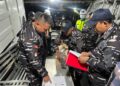KRI BELADAU-643 GAGALKAN AKTIVITAS PERTAMBANGAN TIMAH ILEGAL DI PERAIRAN LINGGA