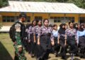Satgas Yonarmed 13 Kostrad Tanamkan Jiwa Nasionalisme Siswa Perbatasan Melalui Wawasan Kebangsaan