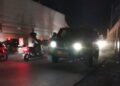 Intensifkan Keamanan Wilayah, Koramil 01/Teluknaga Gelar Patroli Jalan Kaki dan Berkendara Maung