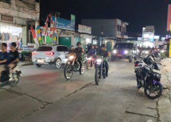 Pastikan Wilayah Aman dan Kondusif, Koramil 10/Sepatan Gelar Patroli Malam