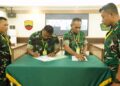 DANREM 023/KS PIMPIN PENANDATANGANAN FAKTA INTEGRITAS PENERIMAAN CABA DAN DATA GEL III TA 2026
