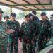 Pangdivif 1 Kostrad Dampingi Pangkogabwilhan I Tinjau Kesiapan Latihan Terintegrasi TNI TA 2026 di Yonif 328 Kostrad