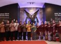 Panglima Korpasgat didampingi Ketua PIA Ardhya Garini Gabungan Korpasgat Hadiri Malam Sambung Rasa Perkuat Kesinambungan Pengabdian Antargenerasi TNI AU