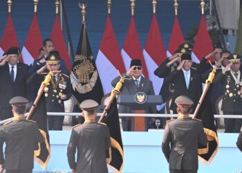 Panglima TNI Hadiri Peringatan HUT Ke-80 Bhayangkara, Perkuat Sinergi TNI-Polri