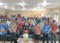 Babinsa Koramil Kuala Kencana Hadiri Sosialisasi PHBS dan Pencegahan HIV/AIDS